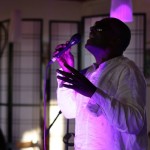 British Jazz vocalist, Cleveland Watkiss performing at live at World Heart Beat Music Academy