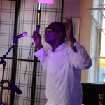 British Jazz vocalist, Cleveland Watkiss performing at live at World Heart Beat Music Academy