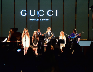 gucci scholars live performance at Gucci Timepieces & Jewelery