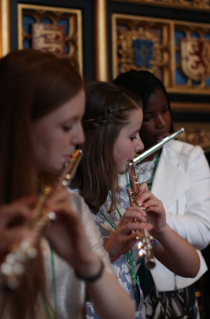 Flute music,young musicians from world heart beat music academy