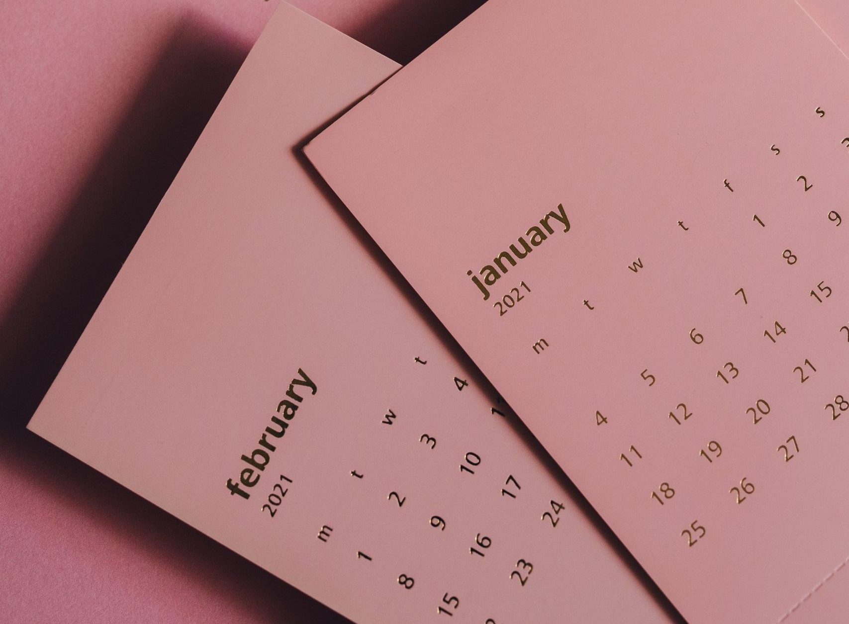 January & February 2021 Calendar