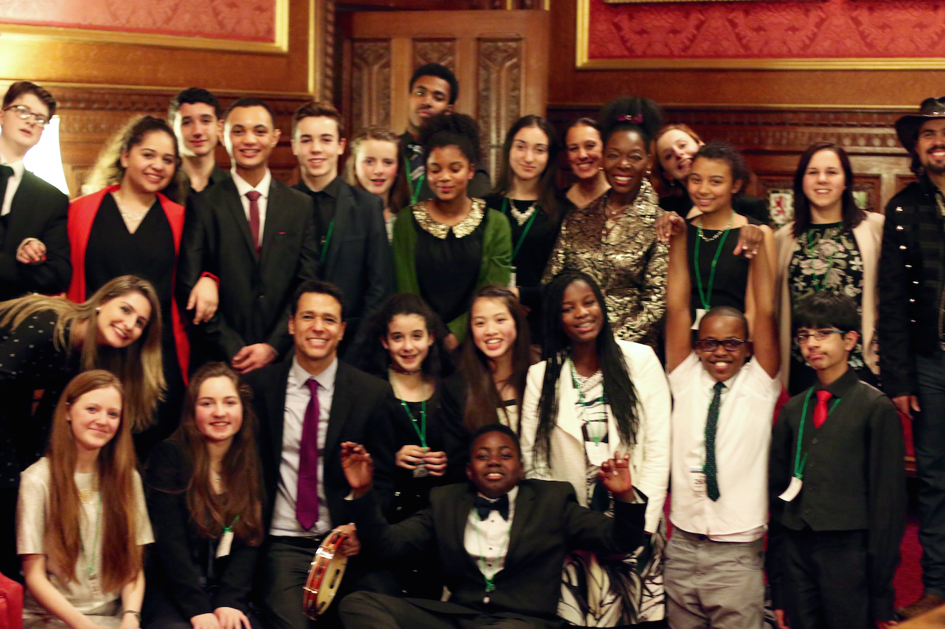 young musicians from world heart beat music academy performance at speakers house in london
