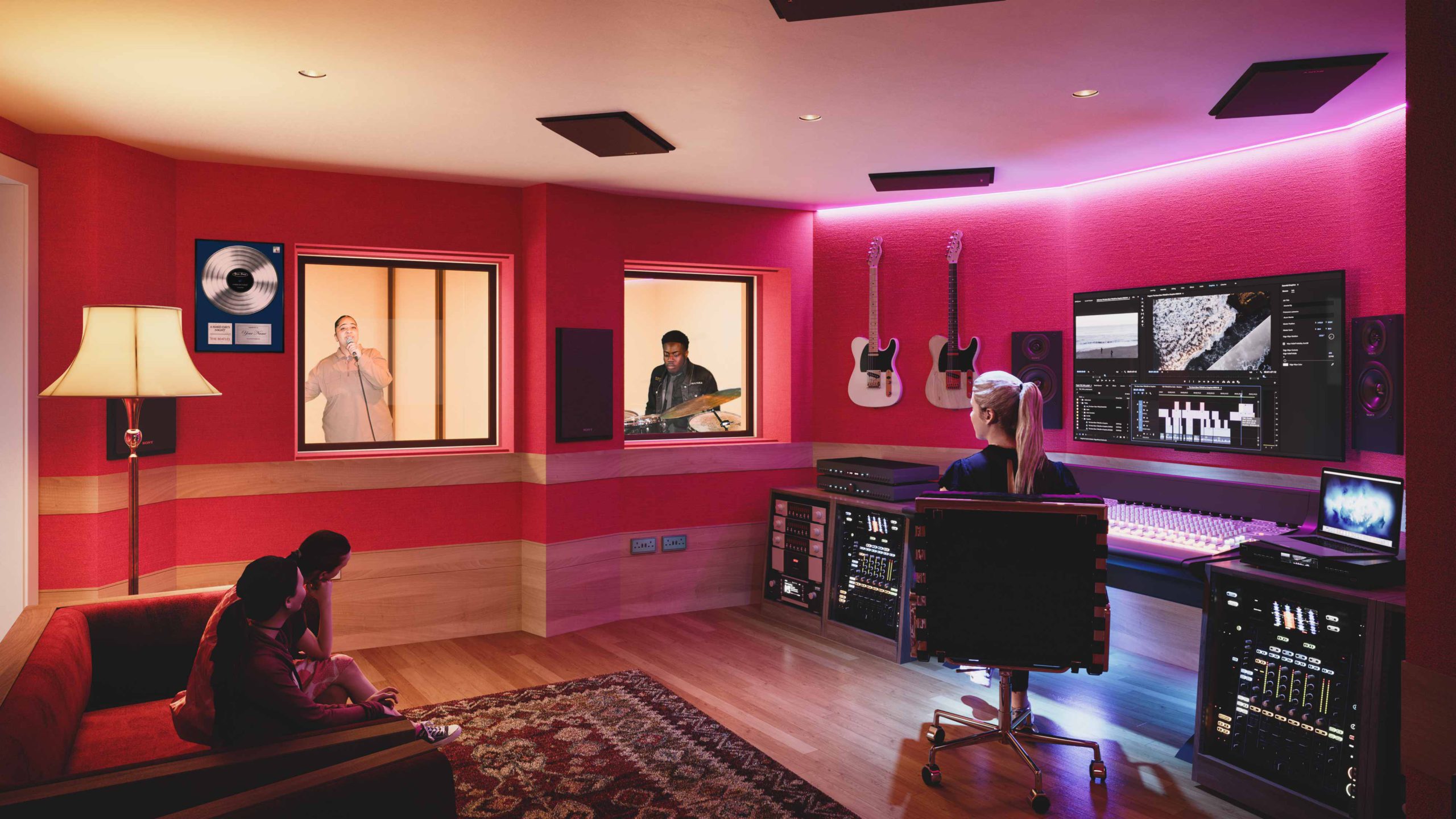 State-of-the-art recording studios